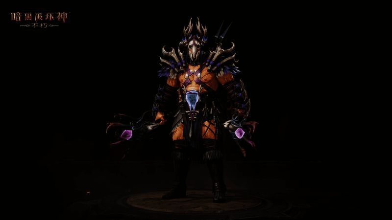 时装动作演示图，展现猎手潜行与突袭姿态