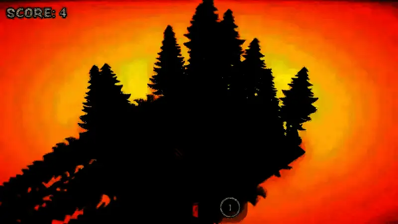 《Out of Sight》游戏界面展示，低多边形风格下的探索场景