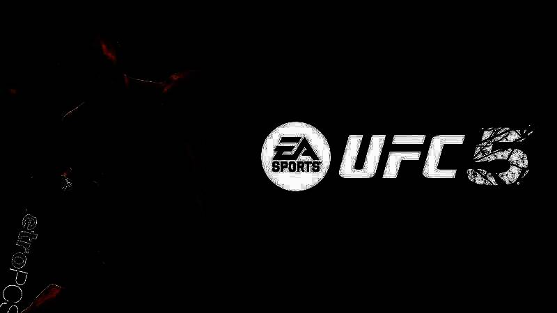 《UFC 5》战斗实况画面，拳拳到肉的真实打击感展现