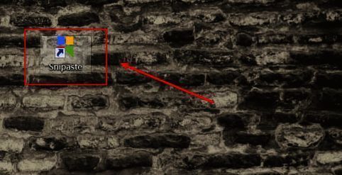 任务栏右下角Snipaste图标弹出菜单界面，显示多个操作选项