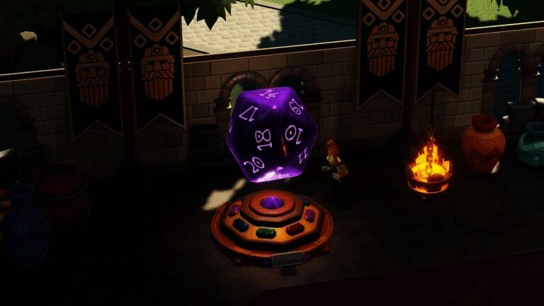 探险地图局部场景，描绘隐藏宝藏与险境环境