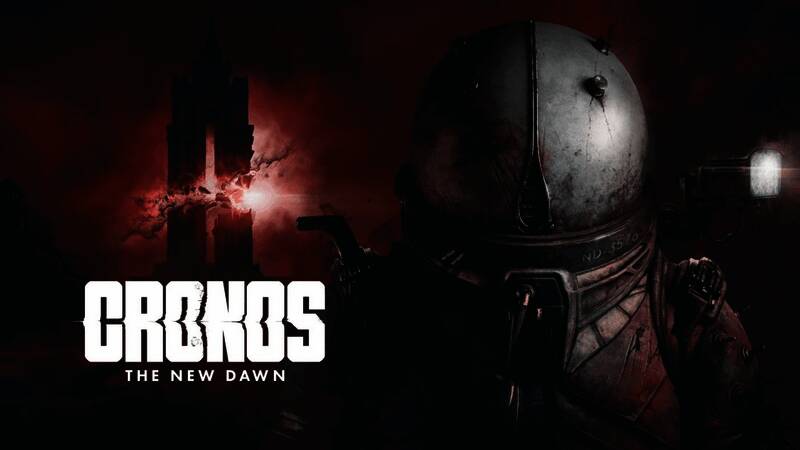 游戏中紧张激烈的战斗场景，主角手持武器对峙一群变异怪物