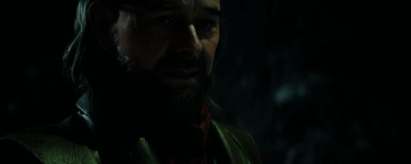 《Echoes of the End》游戏封面图，展现主角在废墟中战斗的场景