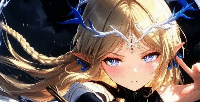 卡提希娅满共鸣链战斗场景，风蚀特效环绕战场，伤害爆炸