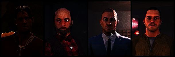 神秘人物轮廓出现在旅馆门口，脸部模糊不清，增添未知恐惧