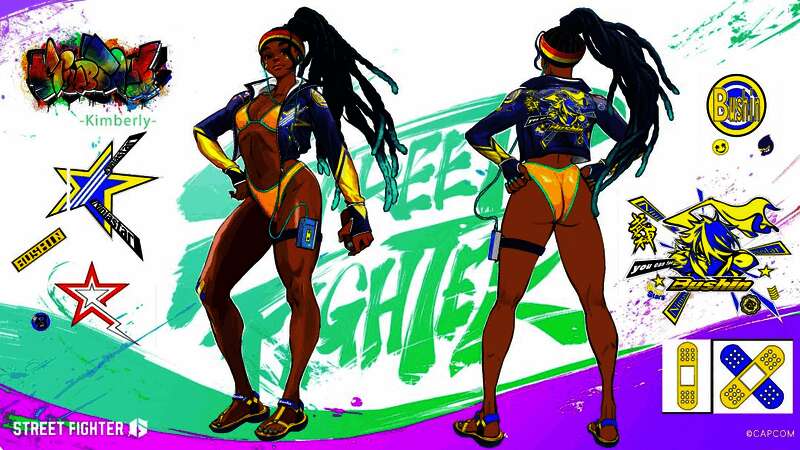 泳装角色全身视角展示