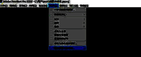 下拉菜单中高亮显示着替换字体选项