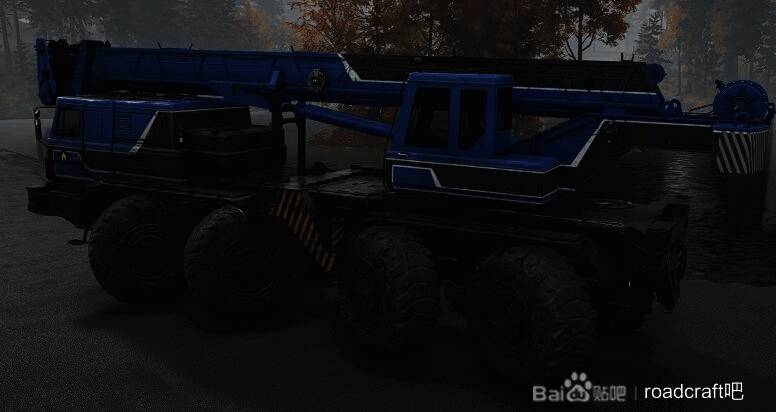 吊车转向调试示意图，显示多角度转向效果