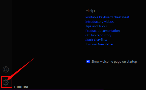 VSCode设置菜单展开示意图，界面显示多个功能选项