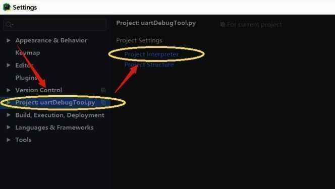 Project Interpreter对话框内显示多个已有解释器条目，Show All按钮位于右下角并处于鼠标悬停状态