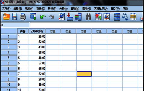 SPSS菜单栏展开图形选项，鼠标悬停在‘旧对话框’上