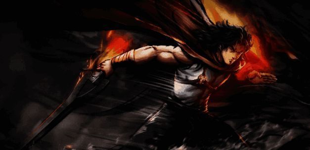 步惊云战斗场景，手臂泛起红光，展现出麒麟臂的强大力量