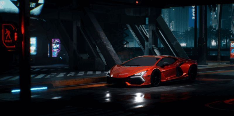 玩家在游戏中参与造车计划，收集道具打造兰博基尼