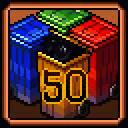 ‘以废为宝’成就解锁后的特效动画截图，视觉效果丰富