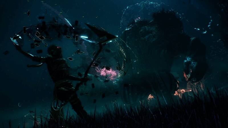 《光与影：33号远征队》中角色组队探索地图，界面显示回合制战斗提示