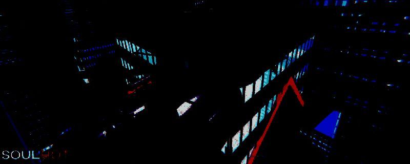 SOULHOT游戏封面展示，暗黑系风格角色手持火焰武器