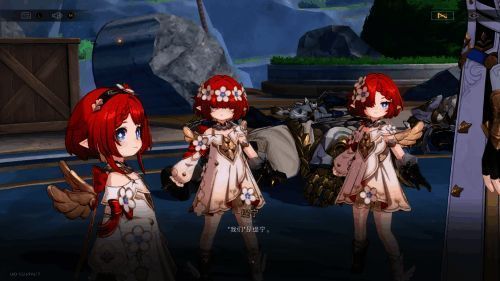 缇宝、缇安、缇宁三位角色并肩而立，展现出神秘而坚定的气质