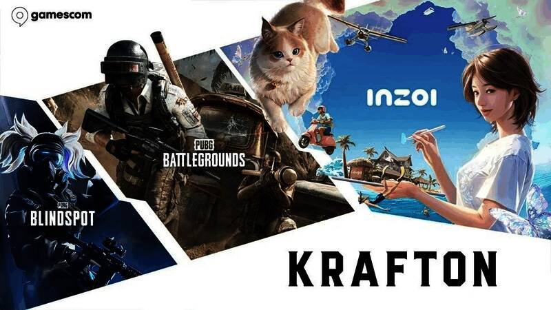 Krafton总部外观与ADK公司标志并列展示，象征双方合作的开启