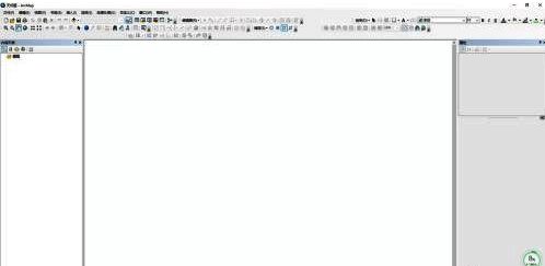 ArcGIS界面中红色小盒子按钮特写
