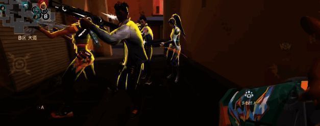 雷兹投掷集束手雷，空中爆炸生成多颗子榴弹