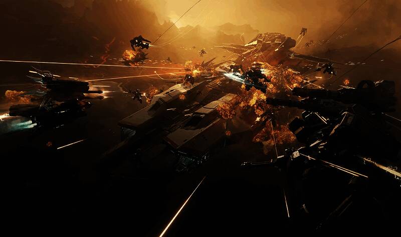 玛什马克BOSS战画面，机甲团队围攻巨型敌人