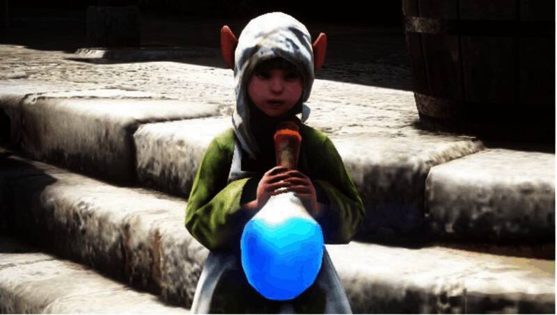 《黑色沙漠》签到奖励展示，包含外观道具与增益物品