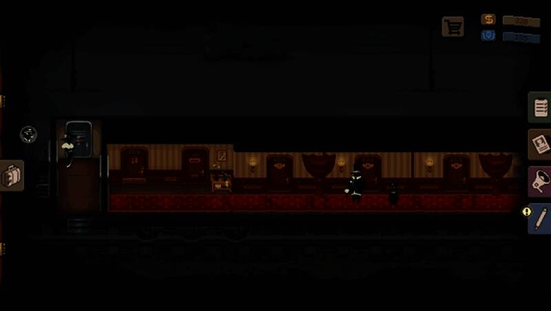 《Beholder: Conductor》列车长监控乘客，执行任务画面