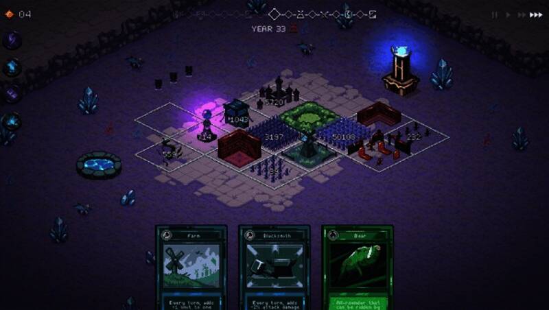 《九王》游戏界面展示卡牌构筑与战斗过程