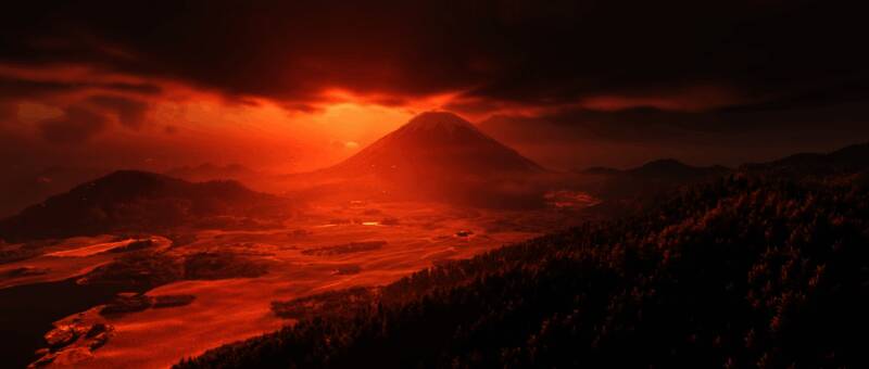 游戏场景展示，笃在雪地中与敌人激烈交战，画面充满动态感