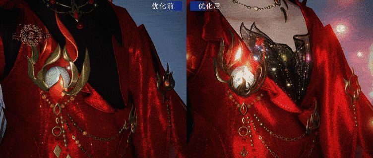 龙吉公主身着龙彩霓裳套装，仙气缭绕，裙摆飘逸如云