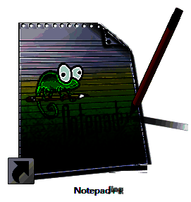 Notepad++主界面界面展示，顶部菜单栏清晰可见