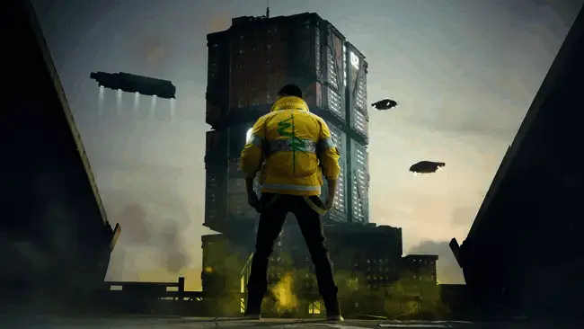 体感操作演示图，显示使用Joy-Con进行翻滚与黑客操作的界面说明