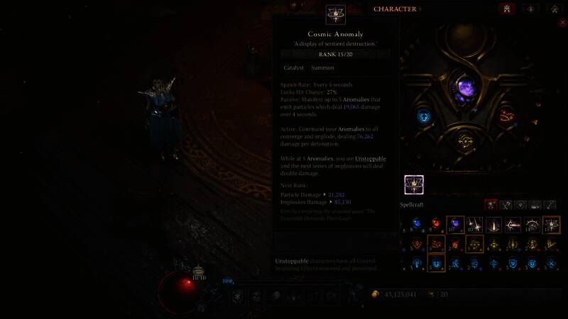 角色施展赫拉迪姆咒法，释放强力技能特效