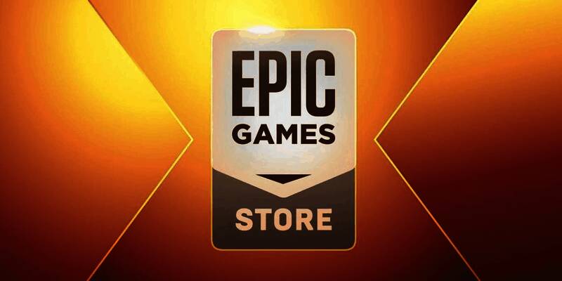 Epic游戏商城界面展示，多个经典游戏图标排列整齐