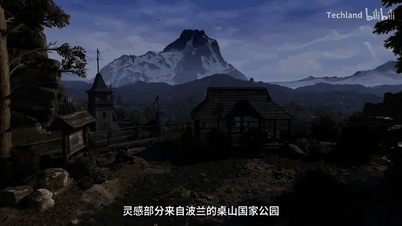 游戏截图：玩家在废弃酒店内部探索，墙上挂着残破的装饰画与褪色海报