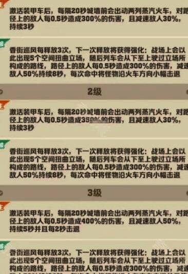 《向僵尸开炮》浮华醉金皮肤升星属性提升图表展示各阶段加成变化