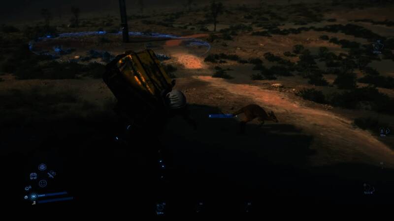 《死亡搁浅2》澳洲动物图鉴展示，袋鼠与鸸鹋同框