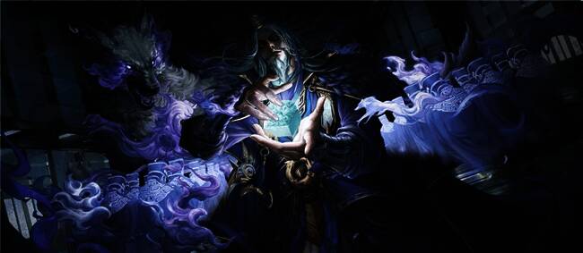 谋司马懿双形态动态皮肤展示，背景全屏特效华丽