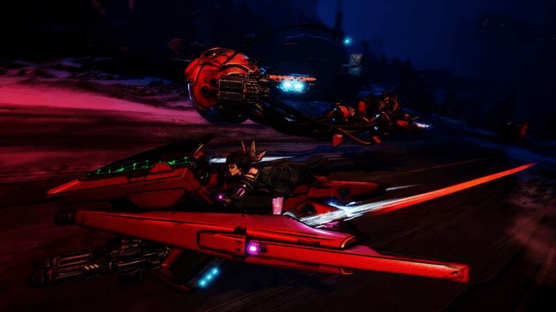 《无主之地4》游戏封面展示主角手持武器，背景为废土世界，充满科幻与暴力元素