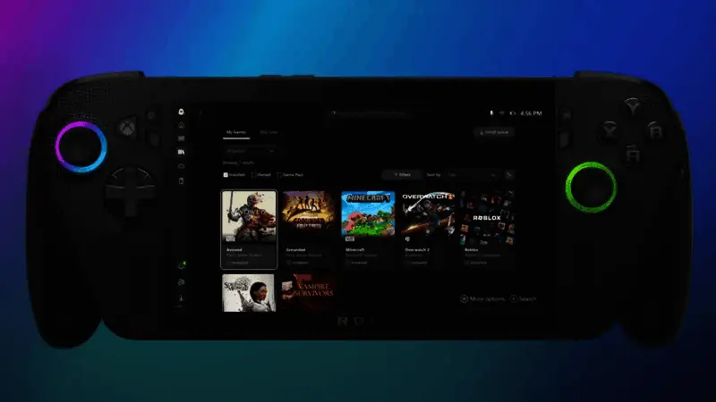 Xbox最新游戏库界面展示，多平台游戏整齐排列在主界面中