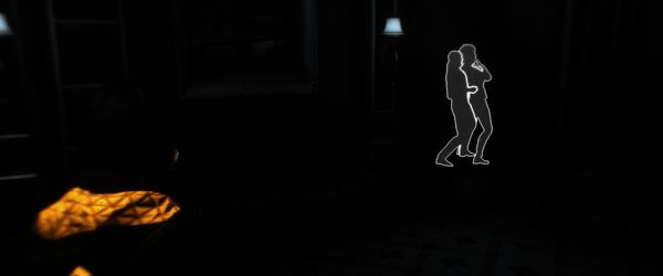 玩家使用聚焦模式搜寻现场遗留线索