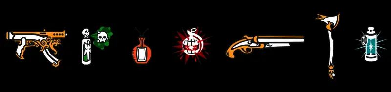 角色技能展示界面，突出不同能力特点