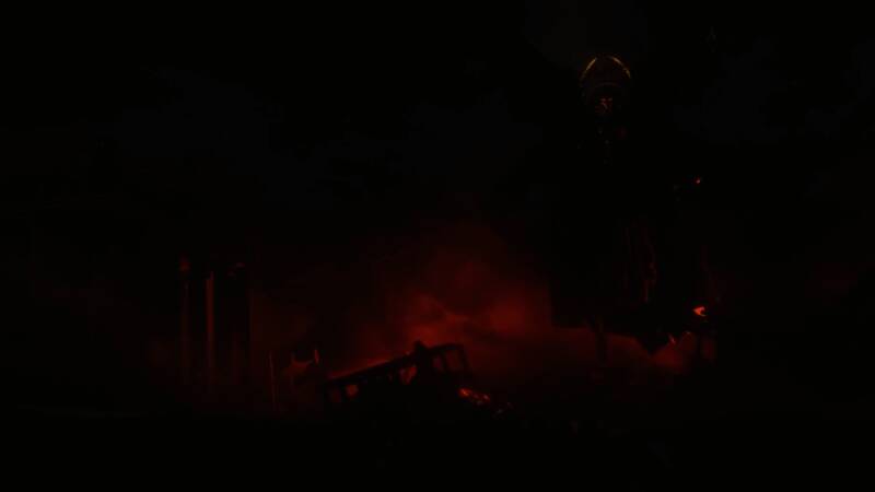 神秘游戏概念图，光影交错营造悬疑氛围