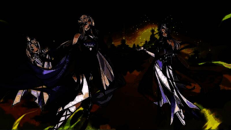 推广曲封面图，古风设计搭配‘我一剑，劈得开吗’字样