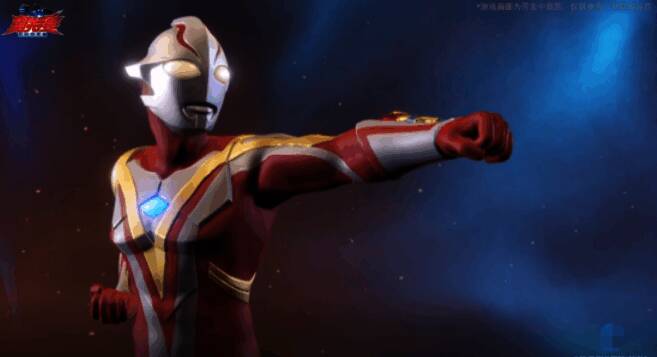 梦比优斯勇气形态下使用光剑迅斩，身形飘逸极具观赏性