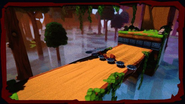 游戏3D关卡展示，立体结构复杂多变，挑战极限操作