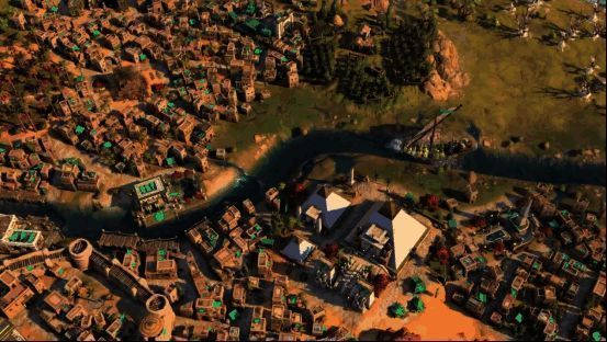 《文明7》游戏内场景展示，科技树界面与文明演进路线清晰可见