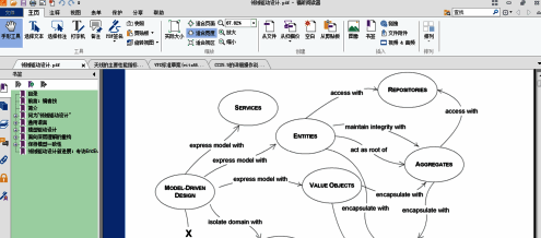 福昕PDF阅读器偏好设置窗口截图，展示访问选项与自定义颜色按钮