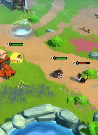 星慧龙与训练师互动场景，展现角色亲和力