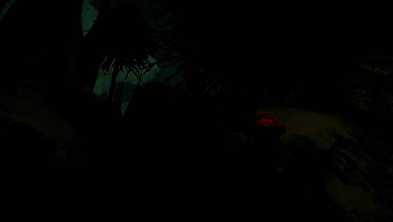 游戏登山场景，两名玩家在陡峭山壁上艰难攀爬